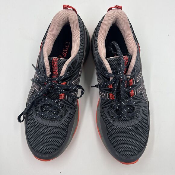 ASICS Gel-Venture 8 Trail Running Shoes Women’s Size 7.5 Grey Orange 102A708 - Picture 5 of 6